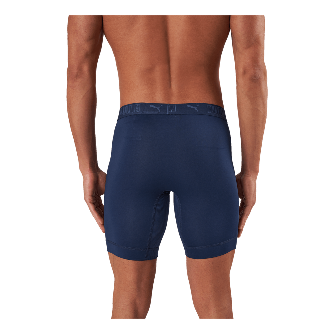 Sport Microfiber Long Boxer 2p Blue Combo