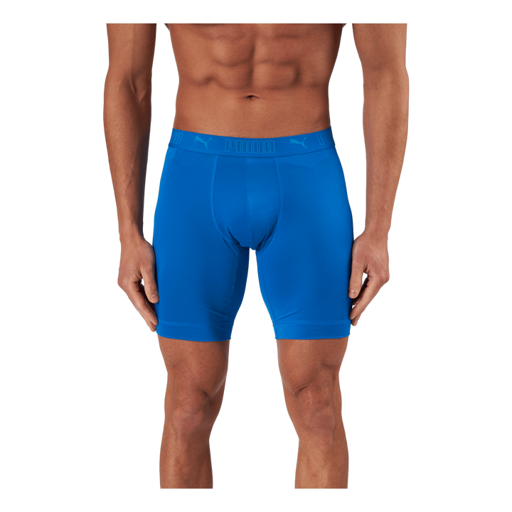 Sport Microfiber Long Boxer 2p Blue Combo