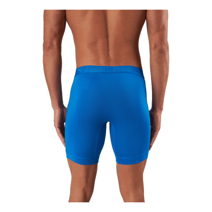 Sport Microfiber Long Boxer 2p Blue Combo