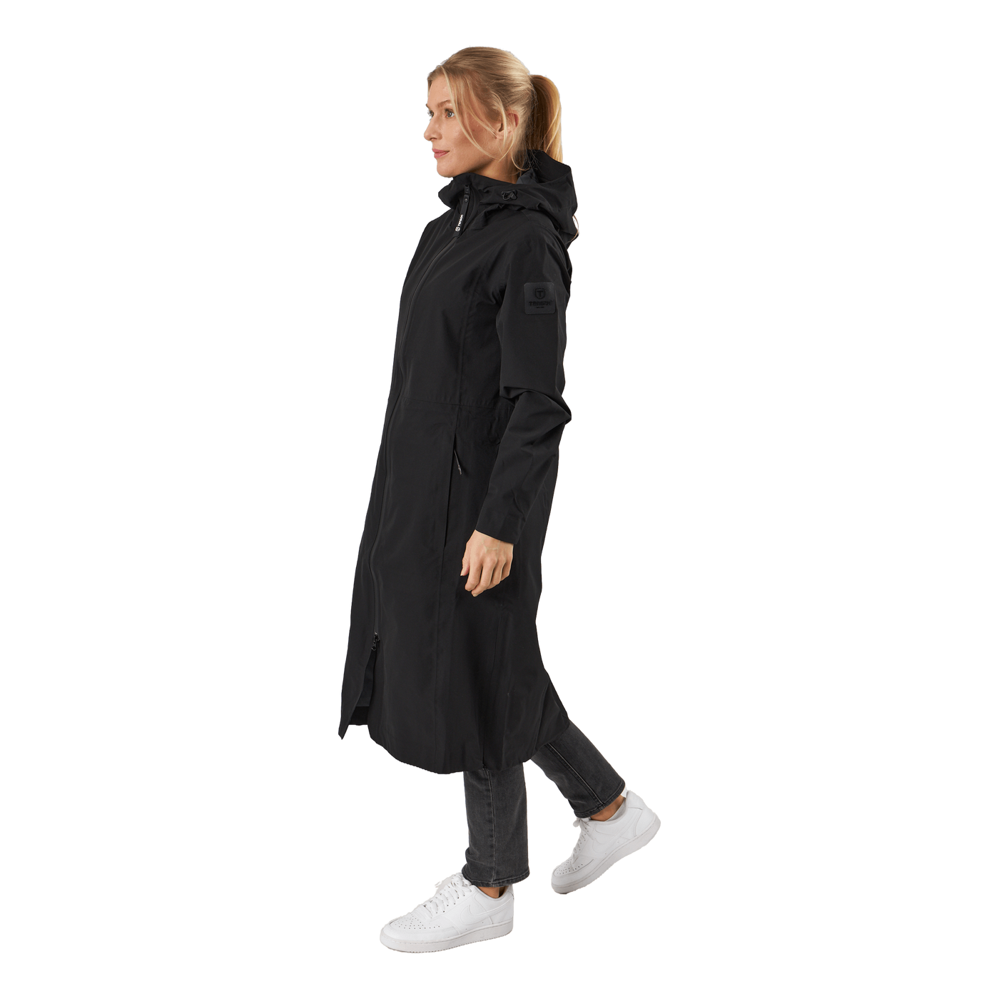 Maxi Parka W Jackets Black