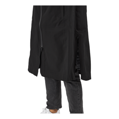 Maxi Parka W Jackets Black