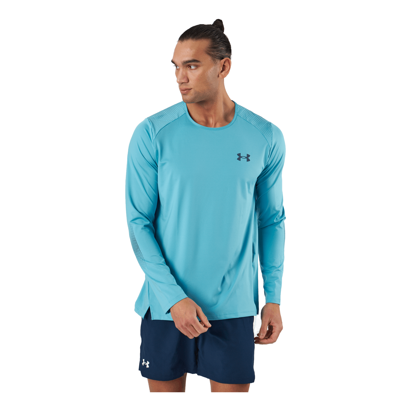 Ua Armourprint Ls Glacier Blue