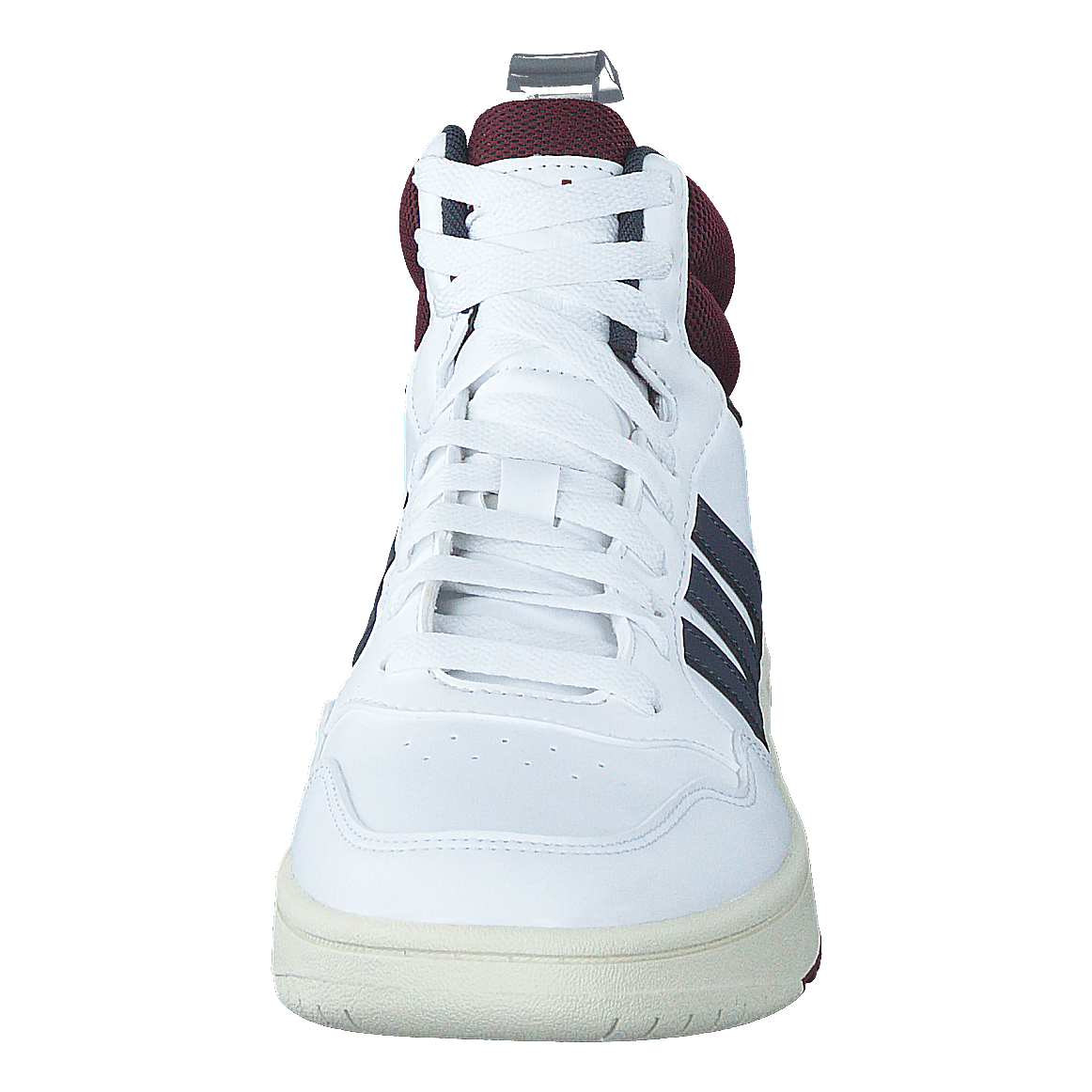 Hoops 3.0 Mid Lifestyle Basketball Classic Vintage Shoes Cloud White / Shadow Navy / Shadow Red