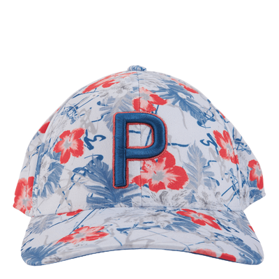 Nassau P Snapback Cap Bright White-bright Cobalt-hot