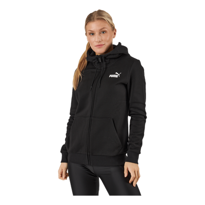 Ess Small Logo Full-zip Hoodie Puma Black