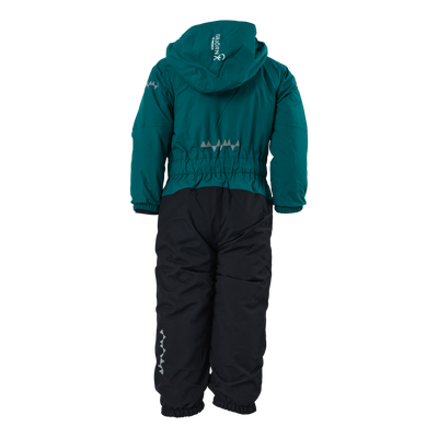 Penguin Snowsuit Kids Emerald Green