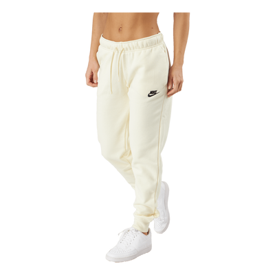 Sportswear Club Fleece Women's Mid-Rise Joggers COCONUT MILK/BLACK