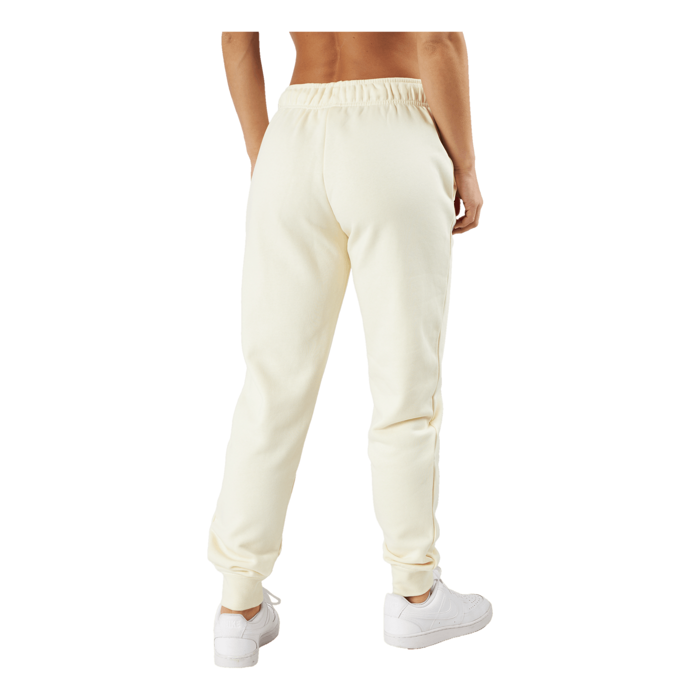 Sportswear Club Fleece Women's Mid-Rise Joggers COCONUT MILK/BLACK