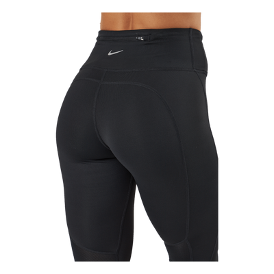 Dri-FIT Fast Women's Mid-Rise 7/8 Leggings BLACK/REFLECTIVE SILV