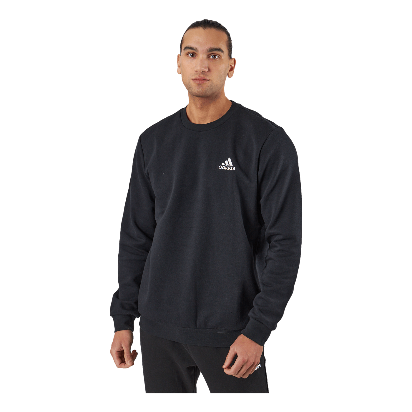 FEELCOZY ESSENTIALS FLEECE SWEATSHIRT Black / White