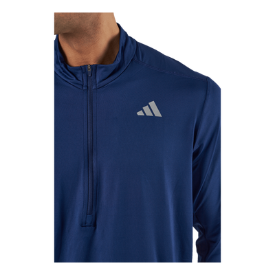 Own the Run 1/2 Zip Long-Sleeve Top Dark Blue