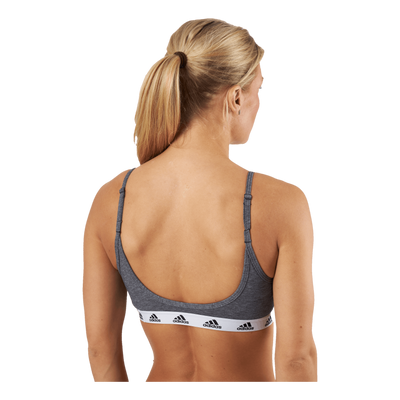 adidas Purebare Light-Support Bra Dark Grey Heather