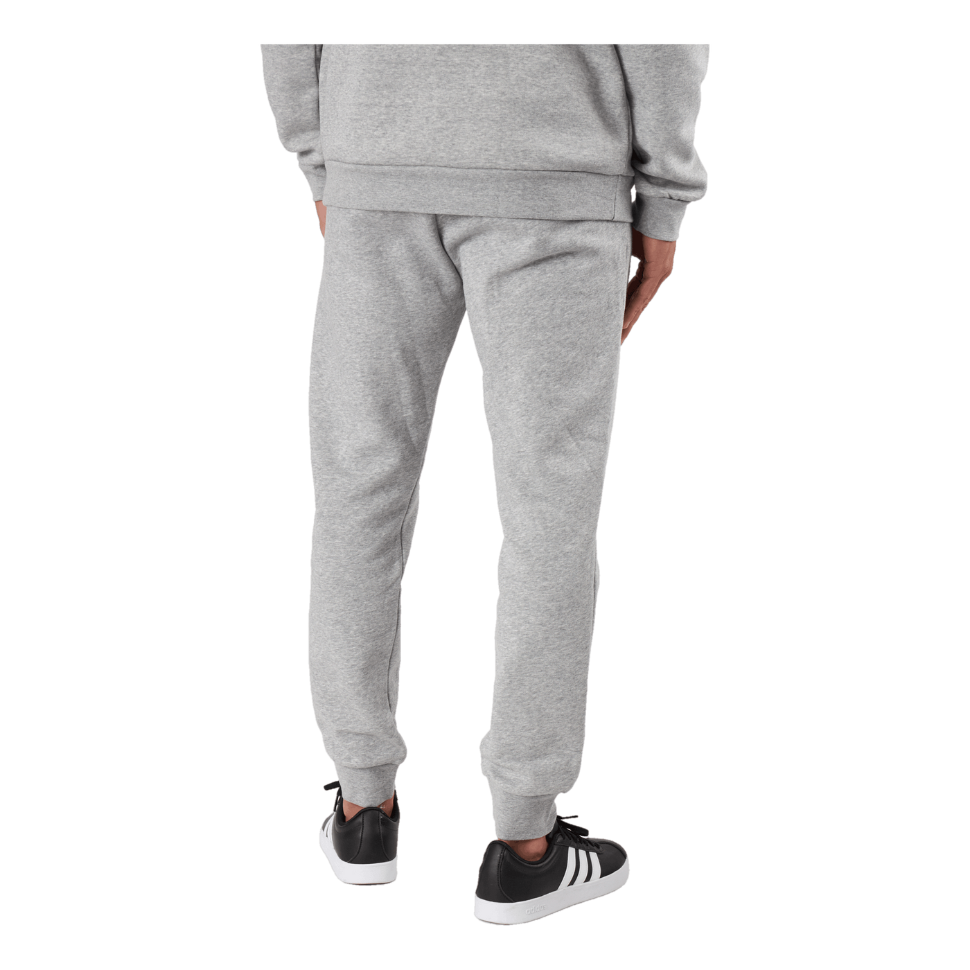 Essentials Fleece Regular Tapered Joggers Medium Grey Heather