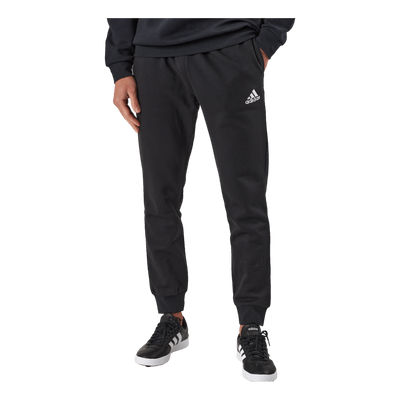 Essentials Fleece Regular Tapered Joggers Black