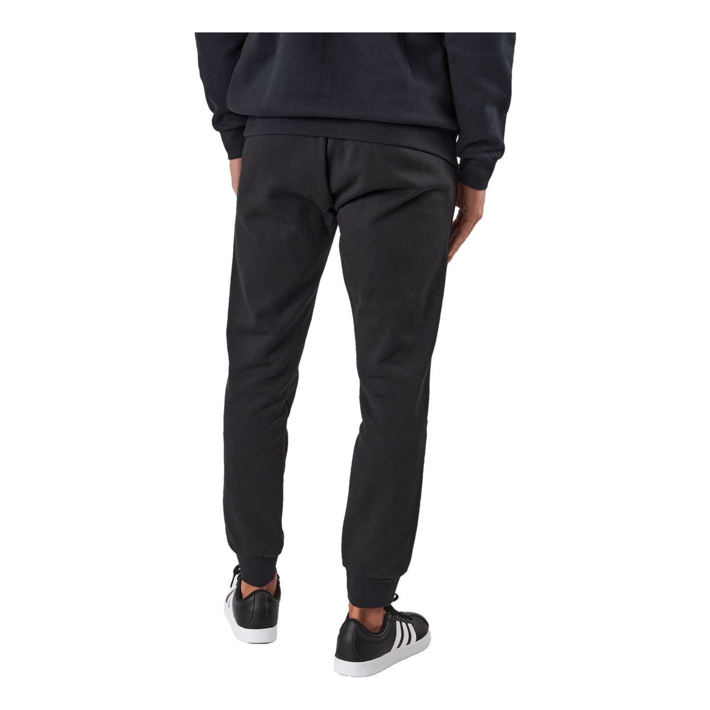 Essentials Fleece Regular Tapered Joggers Black