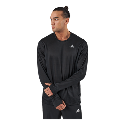 Own the Run Long-Sleeve Top Black