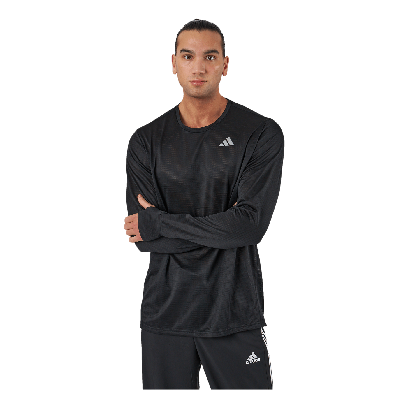 Own the Run Long-Sleeve Top Black