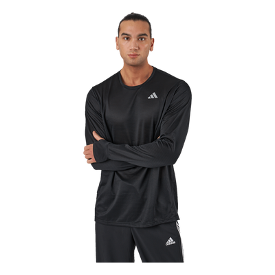 Own the Run Long-Sleeve Top Black