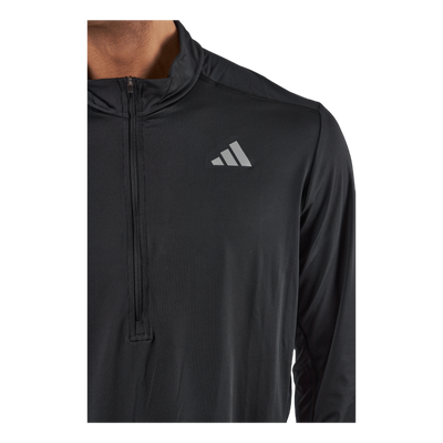 Own the Run 1/2 Zip Long-Sleeve Top Black