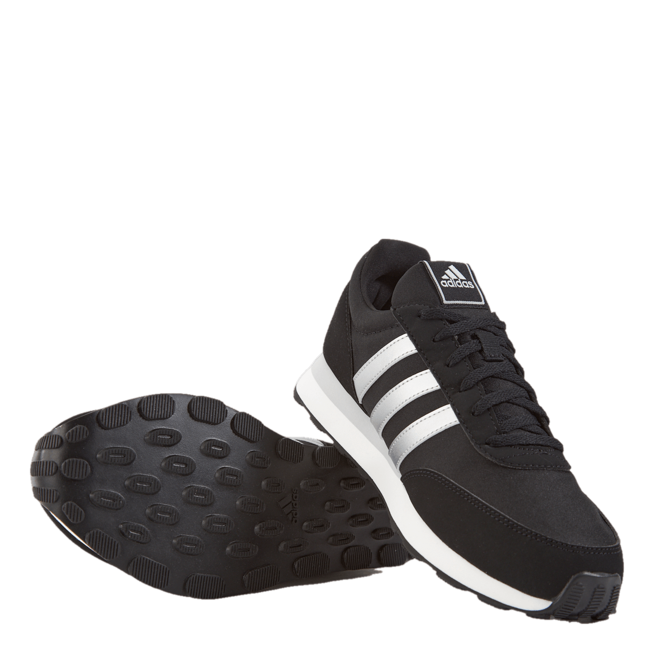 Run 60s 3.0 Lifestyle Running Shoes Core Black / Silver Metallic / Core White