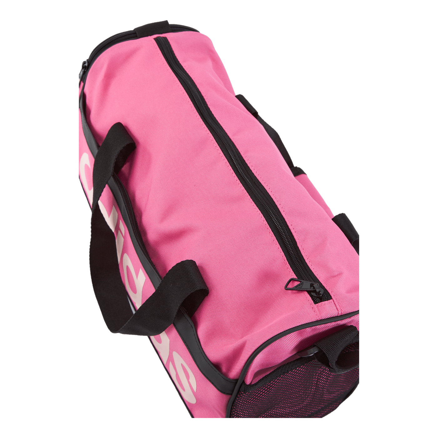 Essentials Linear Duffel Bag Extra Small Pulmag/Black/Clpink