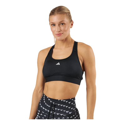 PowerReact Training Medium-Support Bra Black