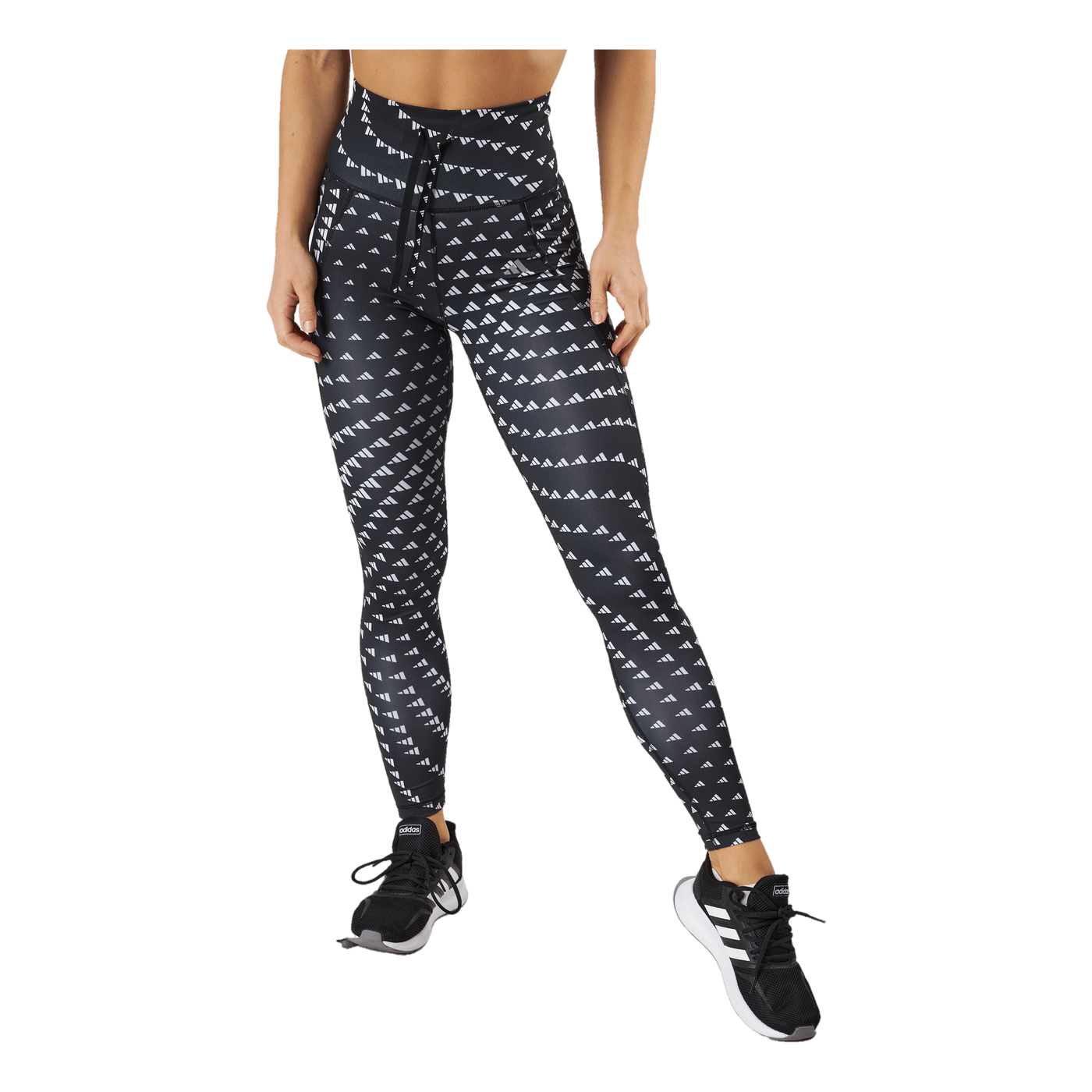 Running Essentials Brand Love 7/8 Leggings White