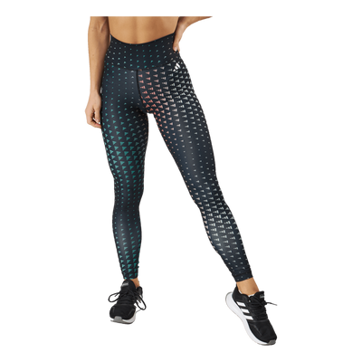 Train Essentials Brand Love High-Waisted Full-Length Leggings Black