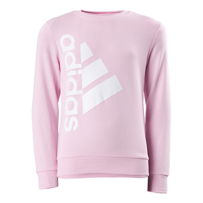 Badge of Sport Logo Crewneck Sweatshirt Clear Pink