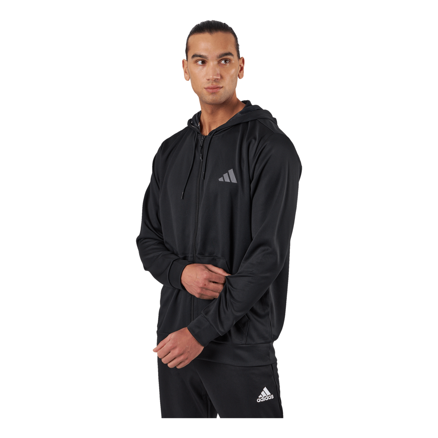 Train Essentials Seasonal Training Full-Zip Jacket Black