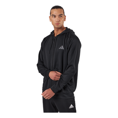 Train Essentials Seasonal Training Full-Zip Jacket Black