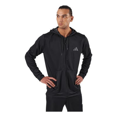 Train Essentials Seasonal Training Full-Zip Jacket Black