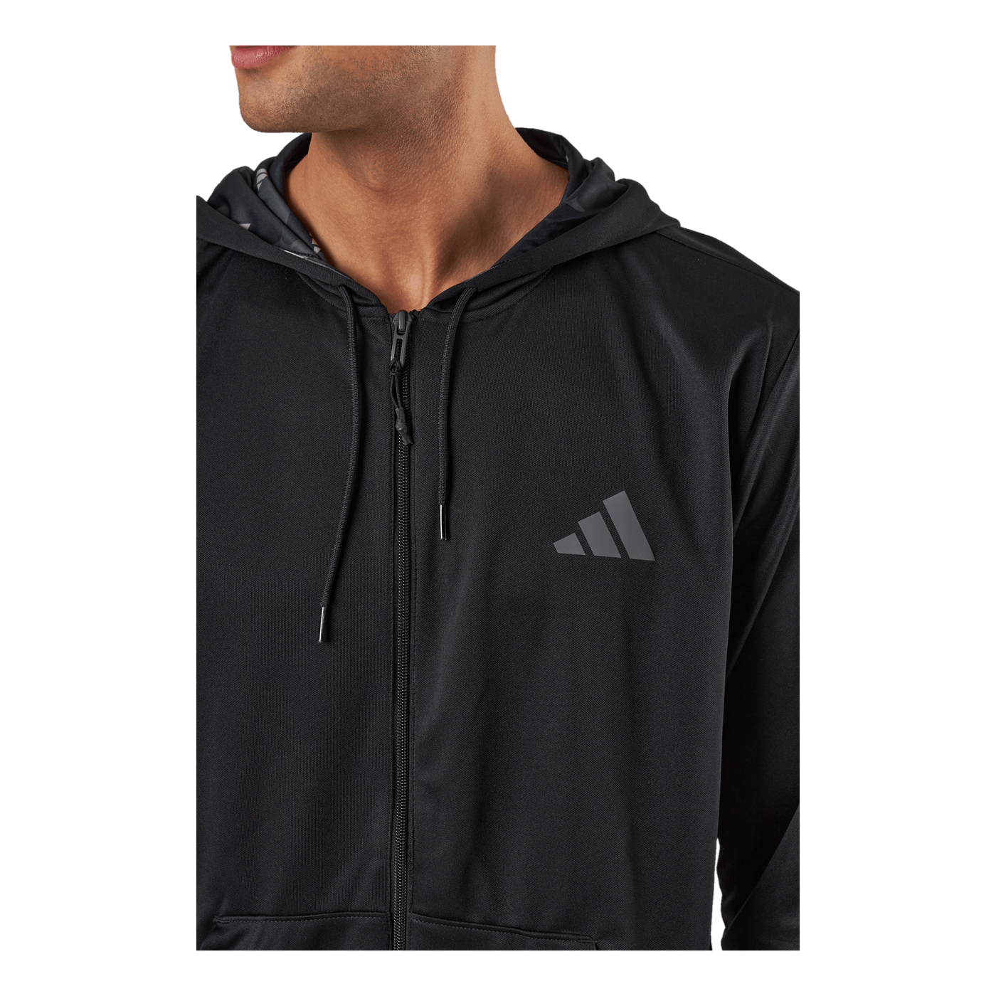 Train Essentials Seasonal Training Full-Zip Jacket Black