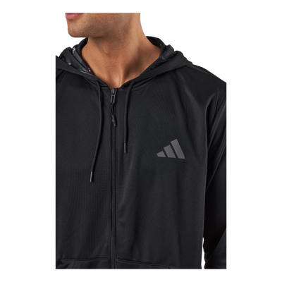 Train Essentials Seasonal Training Full-Zip Jacket Black