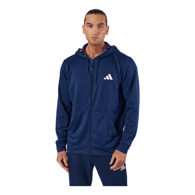 Train Essentials Seasonal Training Full-Zip Jacket Dark Blue