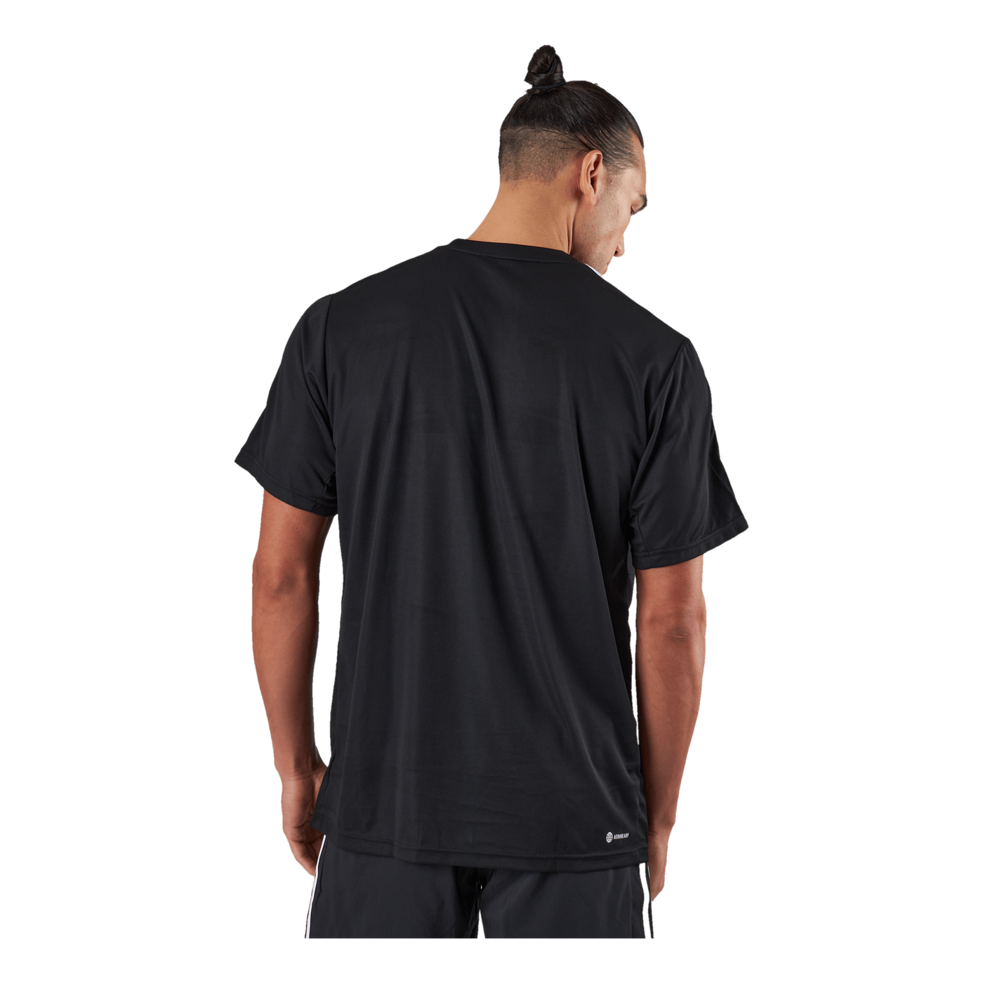 Train Essentials 3-Stripes Training T-Shirt Black