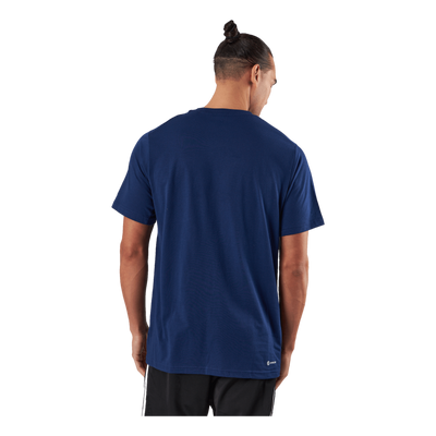 Train Essentials Feelready Logo Training T-Shirt Dark Blue