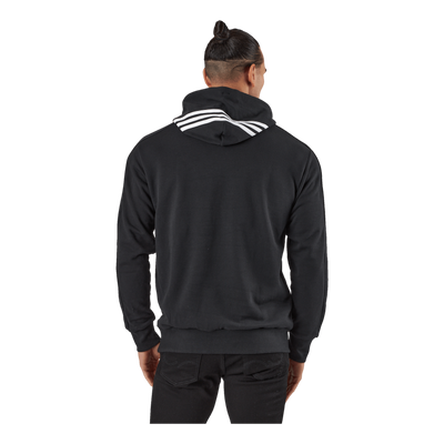 Essentials French Terry 3-Stripes Hoodie Black