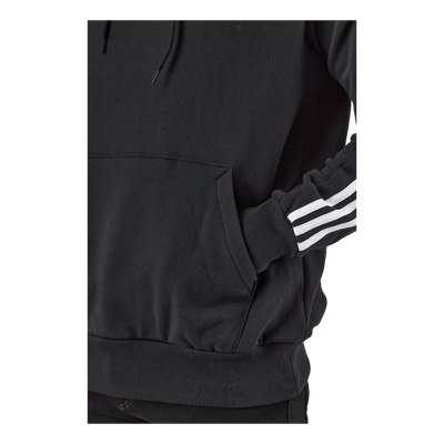 Essentials French Terry 3-Stripes Hoodie Black