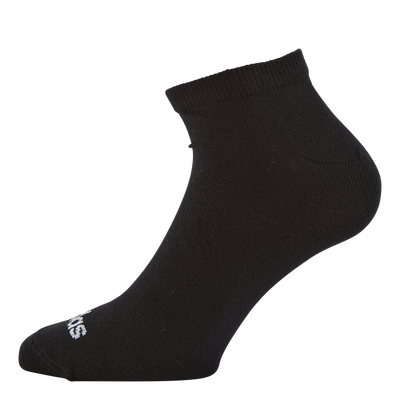 Thin Linear Low-Cut Socks 3 Pairs Black