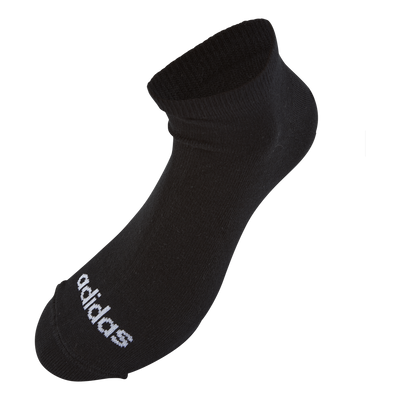 Thin Linear Low-Cut Socks 3 Pairs Black