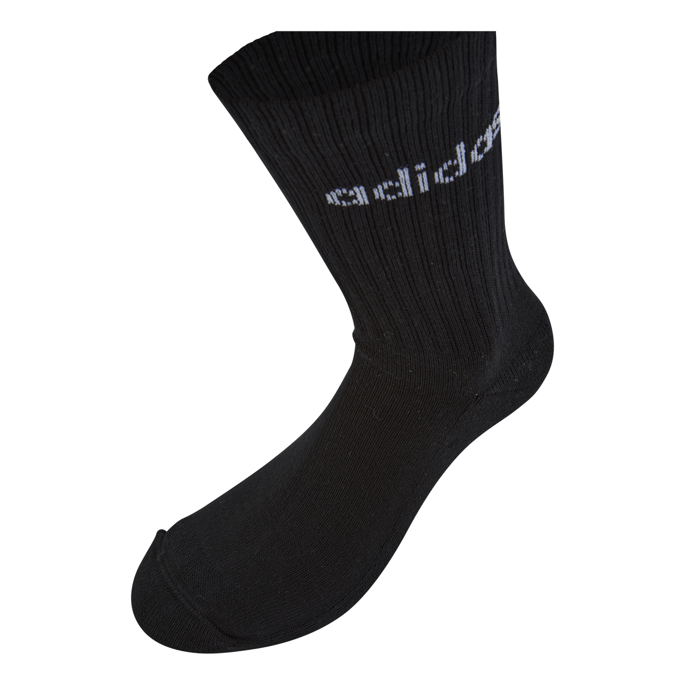 Linear Crew Cushioned Socks 3 Pairs Medium Grey Heather / White / Black