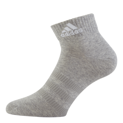 Thin and Light Sportswear Ankle Socks 6 Pairs Medium Grey Heather