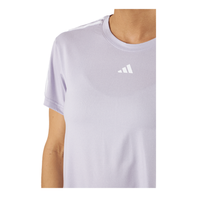 AEROREADY Train Essentials 3-Stripes T-Shirt Sildaw/White