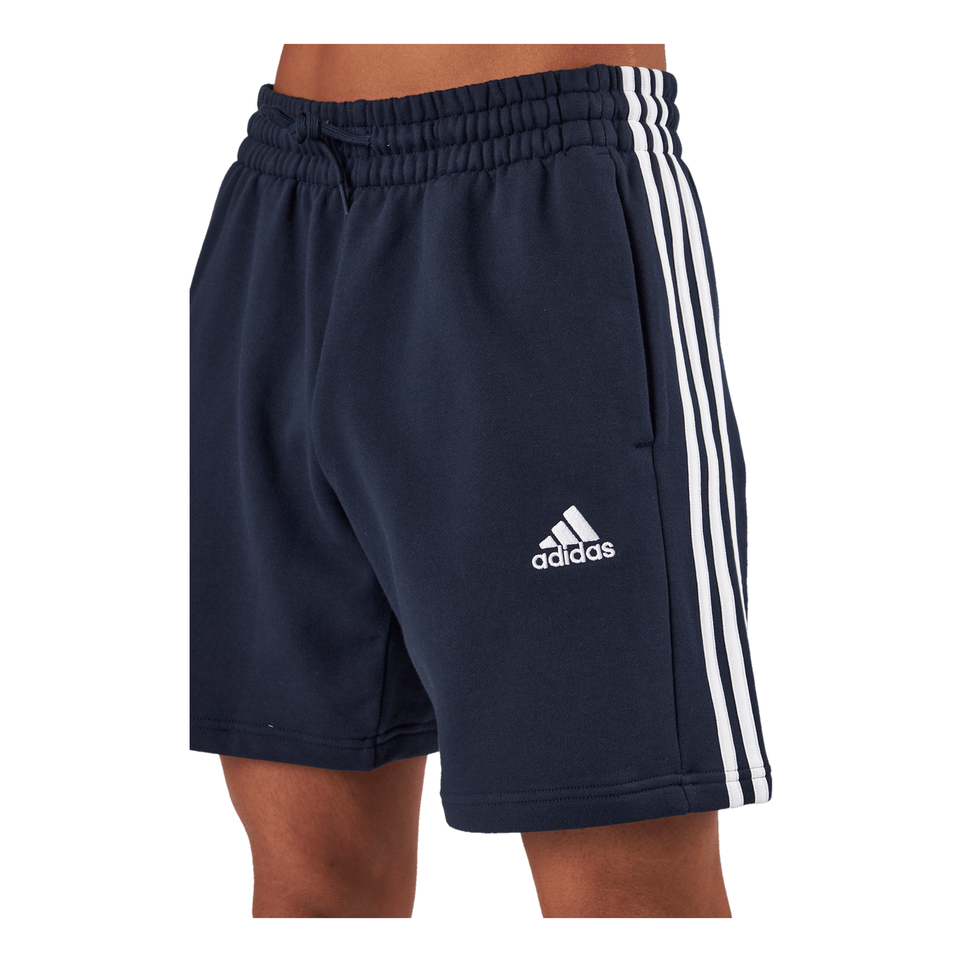 Essentials French Terry 3-Stripes Shorts Legend Ink