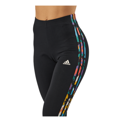 Essentials 3-Stripes High-Waisted Single Jersey Leggings Black