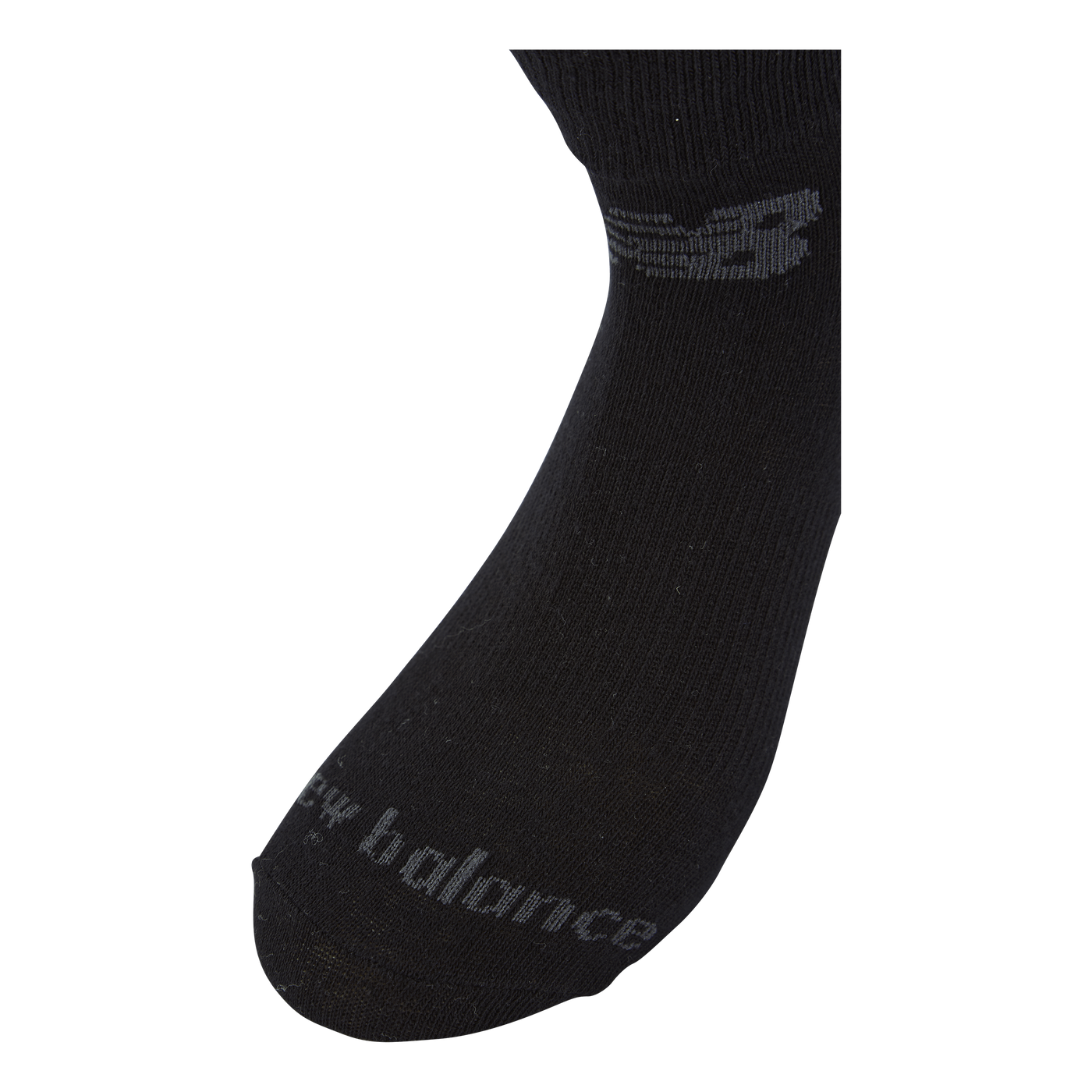 New Balance 3 Pack Ankle Socks Black