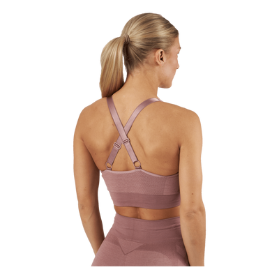 Hmlclea Seamless Sports Top Woodrose/rose Taupe Melange