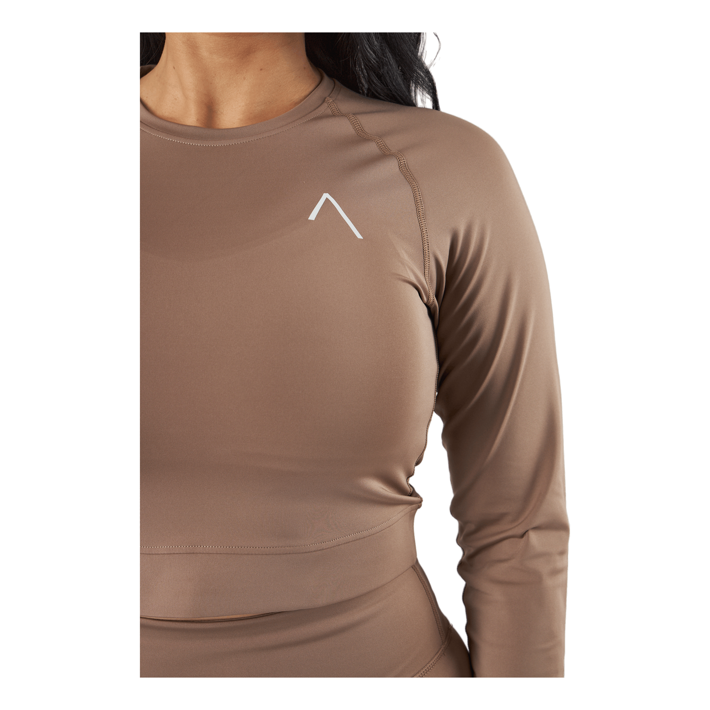 Blacc Recy Long Sleeve Top Taupe Grey