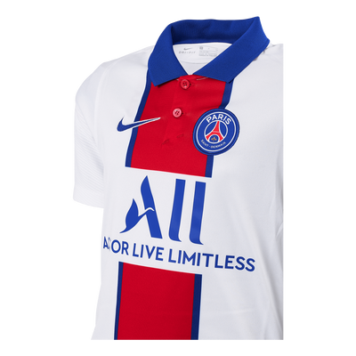 Psg Away Shirt 20/21 Kids White